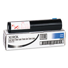 Genuine Xerox 6R01154 cyan laser toner cartridge designed for the Xerox WorkCentre M24 laser toner printers (15,000 page yield)
